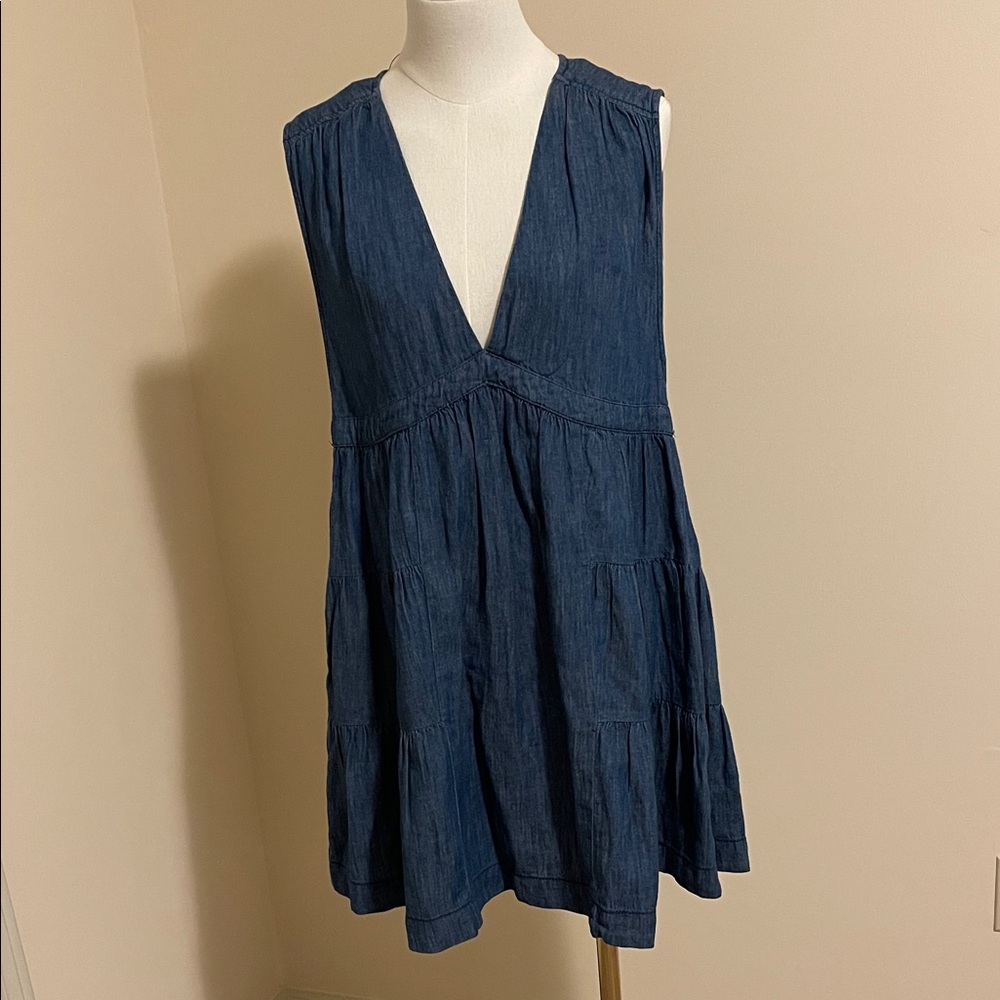 Free people chambray denim dress